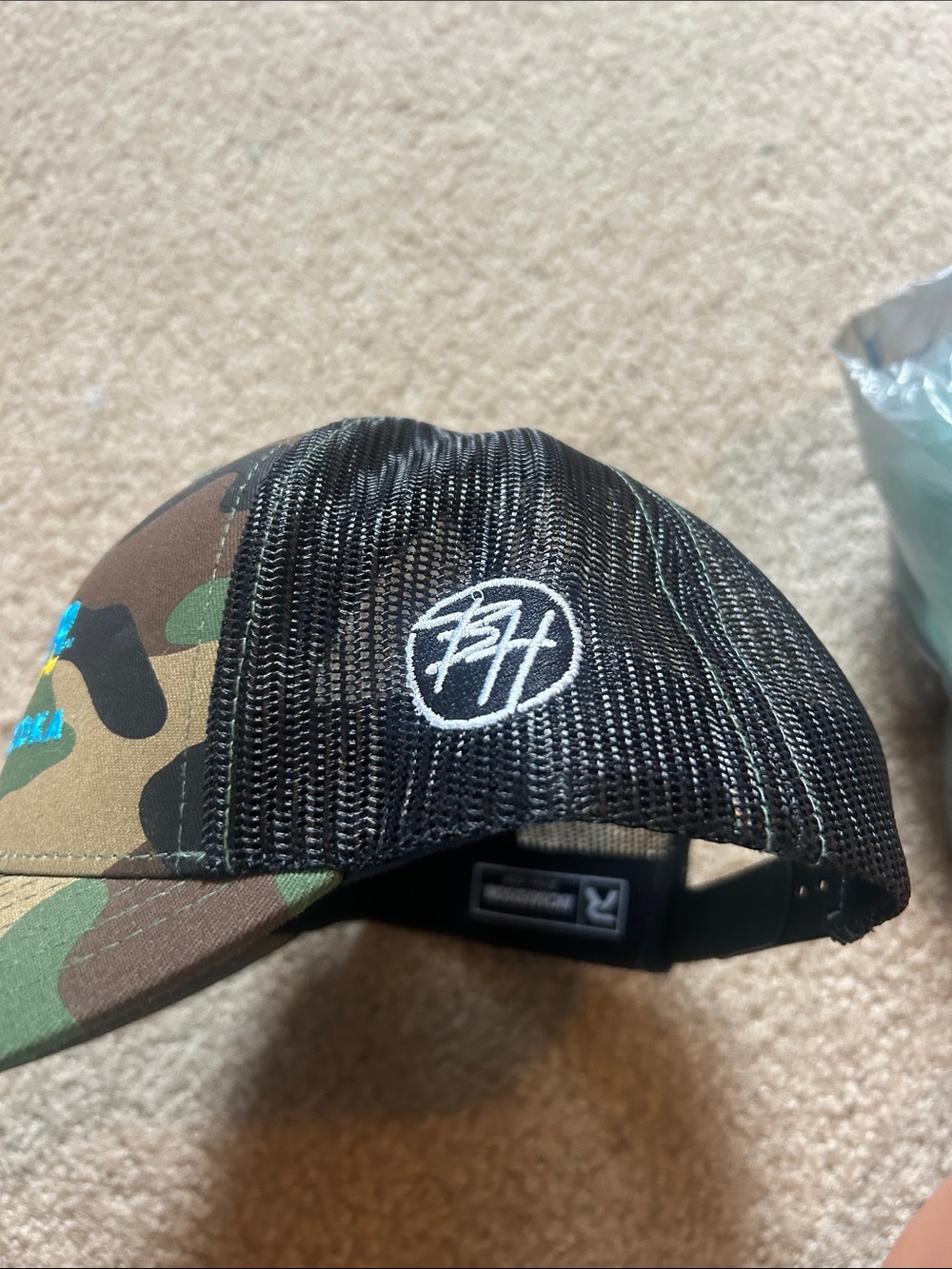 Sun Cruiser Camo Trucker Hat - Green/Brown - Picture 2 of 2
